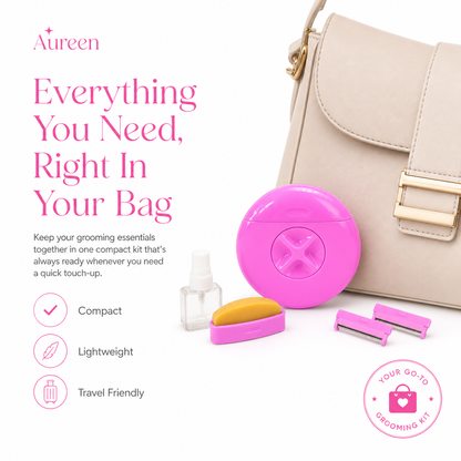 Aureen SilkTouch™ | 3-in-1 Portable Shaver for Instantly Smooth Skin